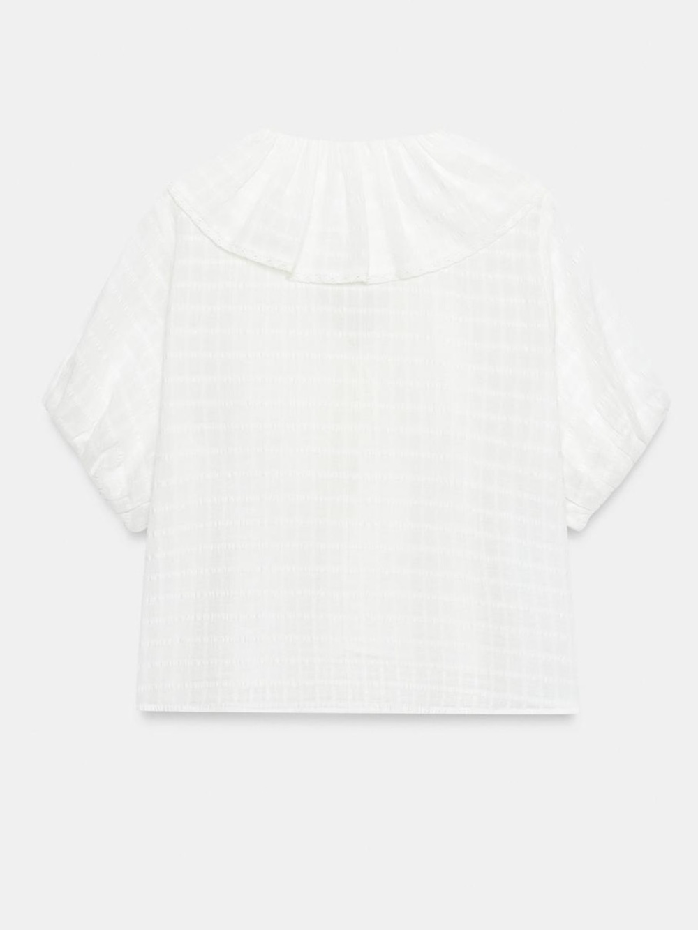 NWT Zara Ruffled Poplin Dress with Drawstrings Light Yellow M - Picture 12 of 12
